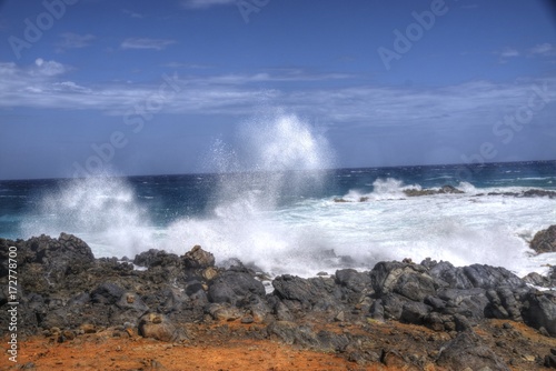 Crashing Surf in Aruba