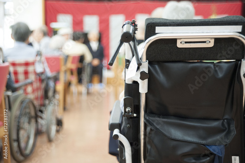 老人ホーム施設でのお祝いイベント