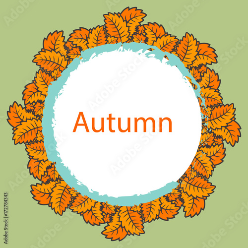 Abstract autumn background.
