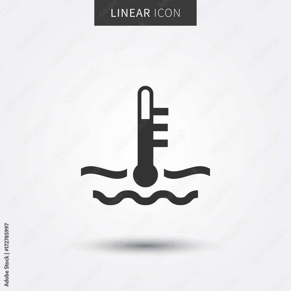 Check cooling fluid indicator vector illustration. Car coolant signs line art graphic design. Coolant car engine creative concept.
