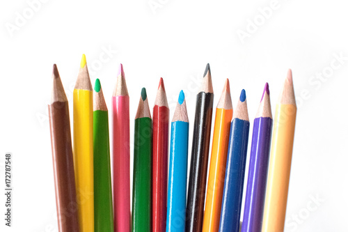 Foto of a pencil. Pencil for drawing. Stationery. The subject of the office.