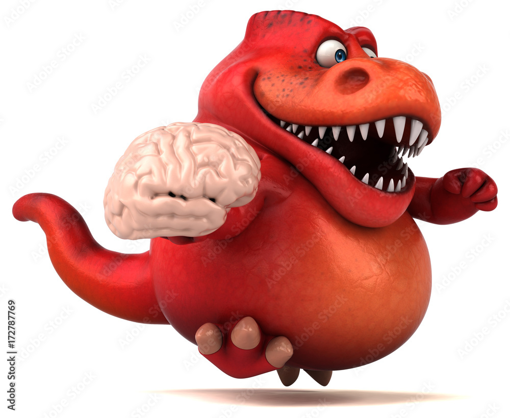 Obraz premium Fun dinosaur - 3D Illustration