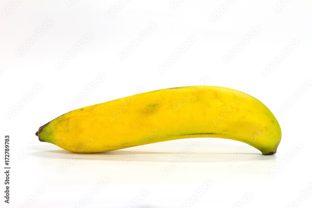 banana on white background banana on white background