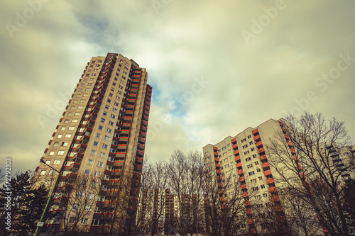 modern tenement building projects