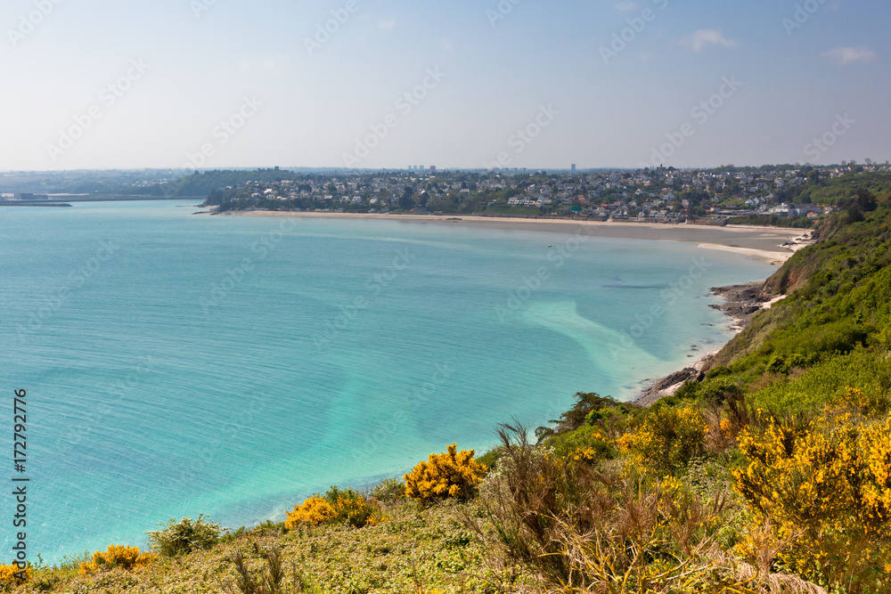 Western Brittany sea bay view