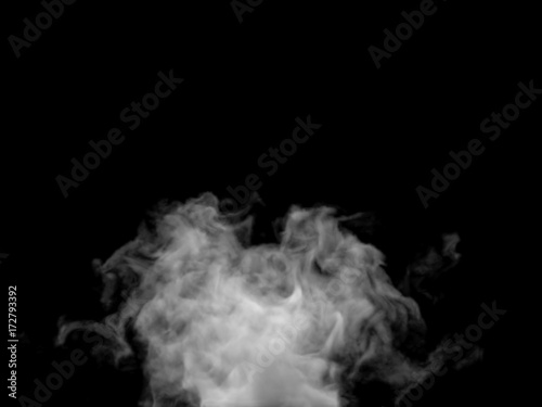 chaotic smoke effect rising bottom to top