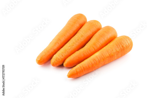 Carrot isolated on the white background 