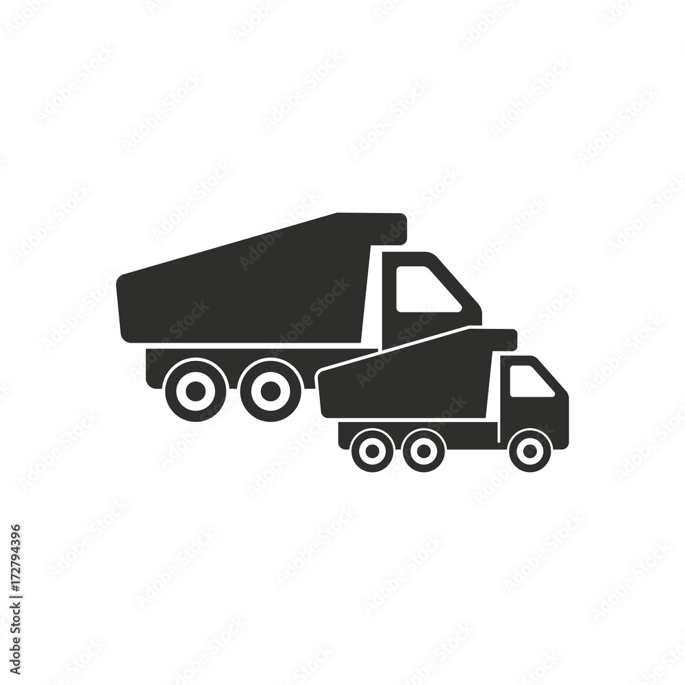 Truck vector icon.