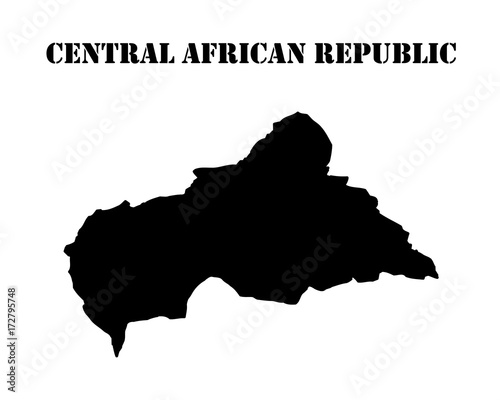 map Central African Republic