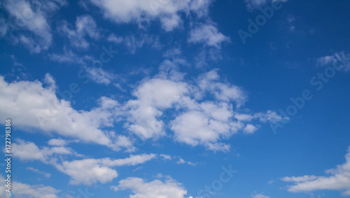 Blue sky with clouds