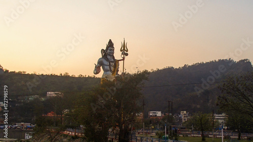 Shiva statue in Haridwar