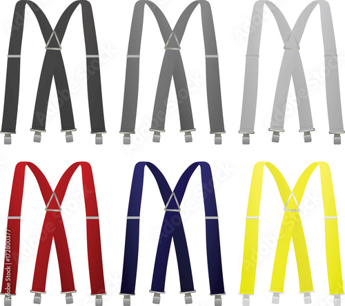 Suspenders vector