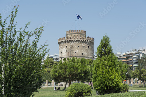 Der "Weisse Turm" in Thessaloniki, Griechenland