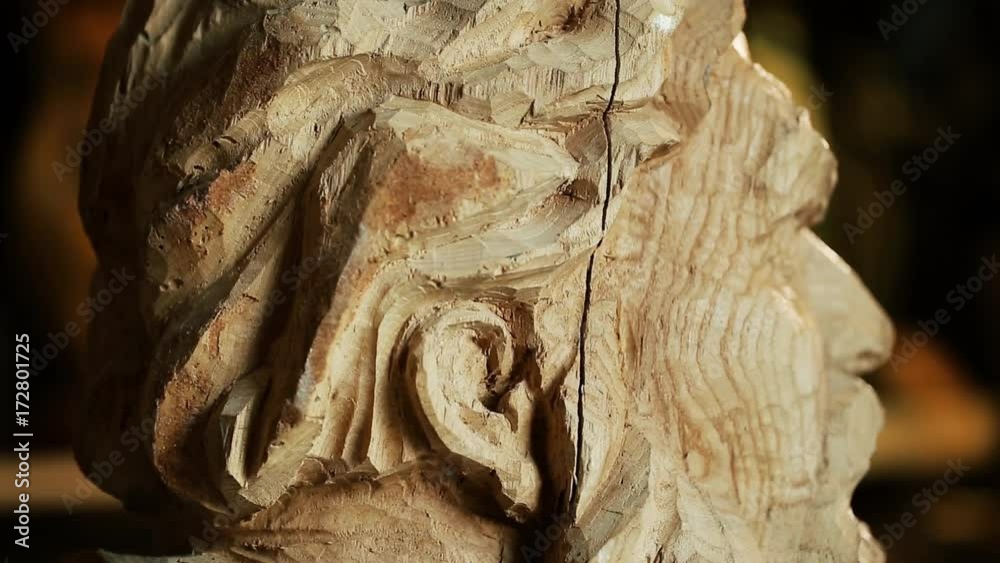 working with wooden statue and carving wood working with wooden statue and carving wood