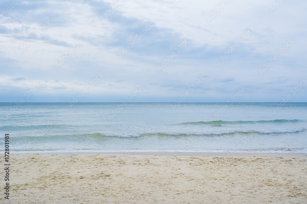 Black sea beach