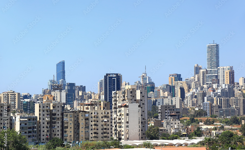 Beirut skyline, Lebanon