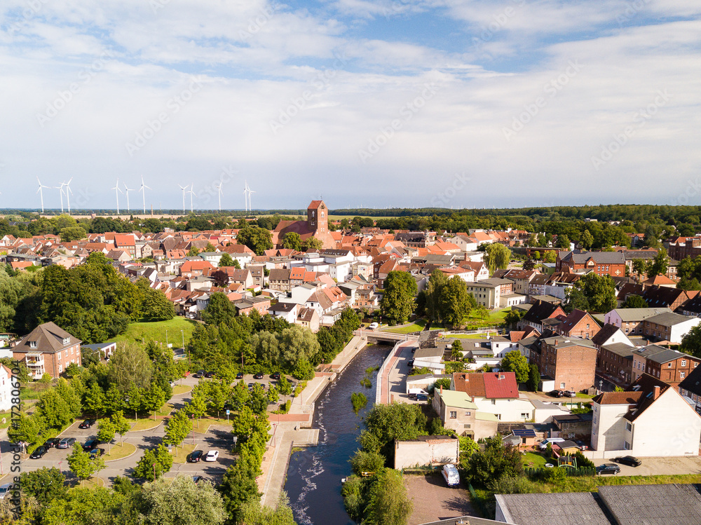 Naklejka premium Parchimer Altstadt