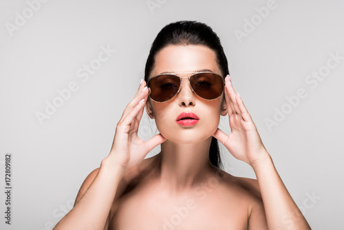beautiful woman in sunglasses