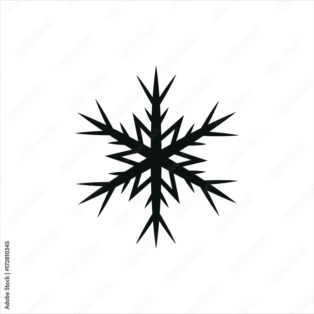 Naklejka premium Snowflake icon