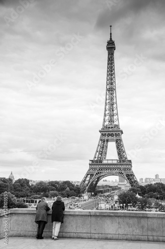 Eiffel Tower view from Place du Trocadero