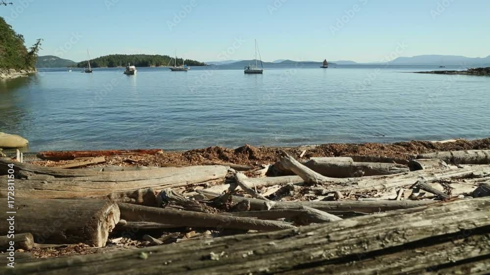 Gulf Islands Anchorage, Pacific Northwest. Sailboats anchored in a quiet bay in the Gulf islands. British Columbia, Canada.
Gulf Islands Anchorage, Pacific Northwest. Sailboats anchored in a quiet bay in the Gulf islands. British Columbia, Canada.