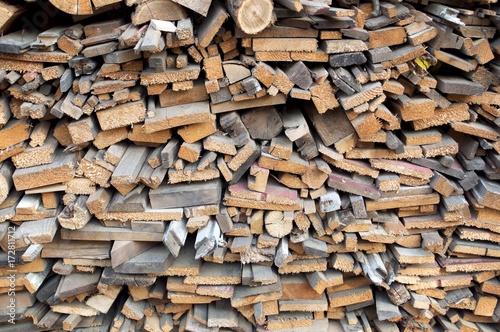 Woodpile - Stock Image