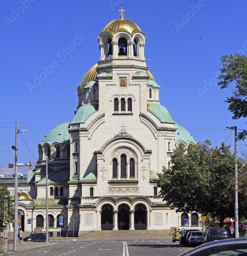The Alexander Nevsky cathedral in Sofia