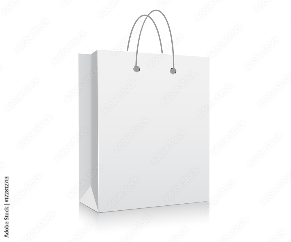 Empty Shopping Bag white Empty Shopping Bag white