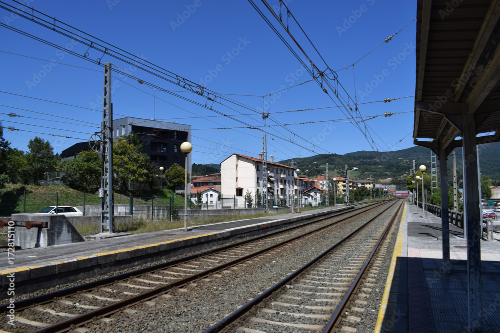 Vías de trenes.