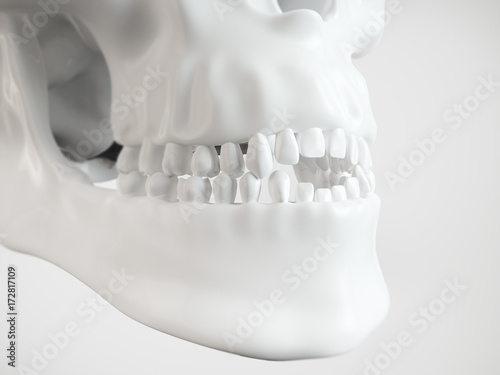 Wallpaper Mural Open bite by pacifiers - 3D rendering Torontodigital.ca