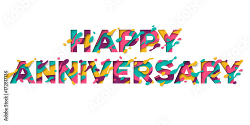 Happy anniversary sign