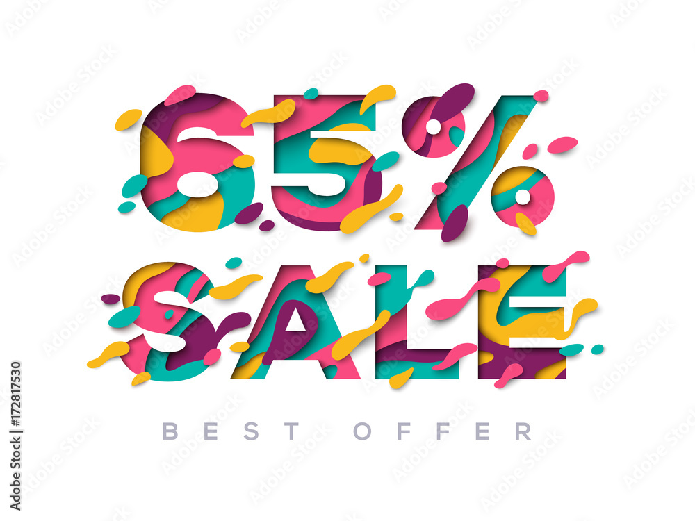 Paper cut sale 65 percent off Paper cut sale 65 percent off