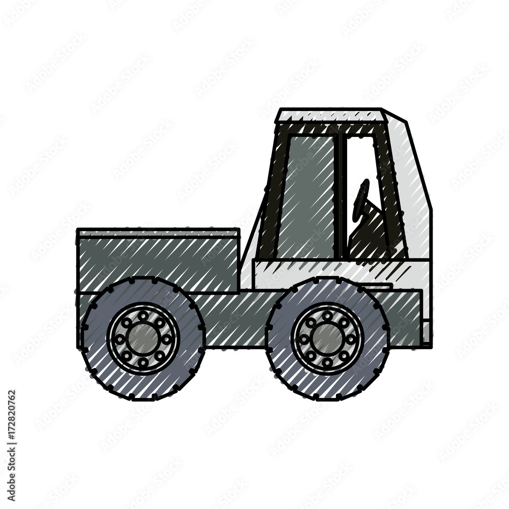Fototapeta premium truck rocker vector illustration