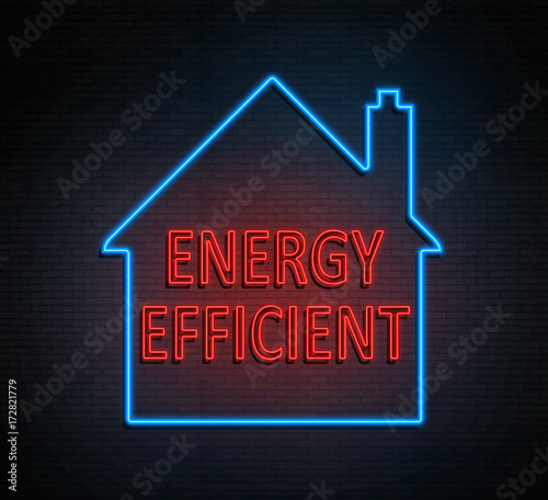 Home energy efficiency concept.