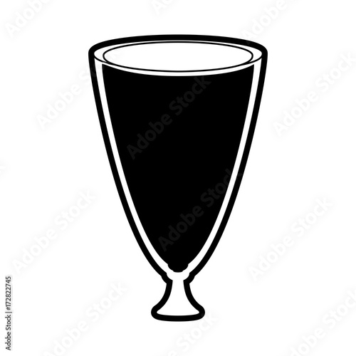 iced coffee vector illustration