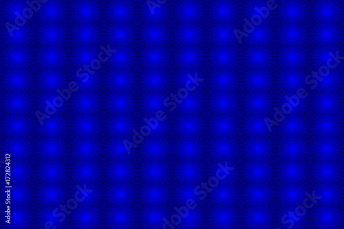 Abstract vector blue graphic circular pattern, Abstract background - concentrated circular pattern