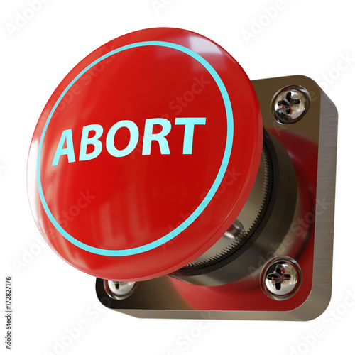 Fotografie Big Abort Button