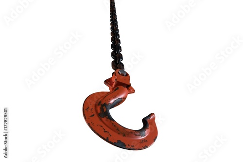 Isolated Industrial Hook