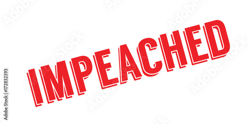 Impeached rubber stamp. Grunge design with dust scratches. Effects can be easily removed for a clean, crisp look. Color is easily changed.