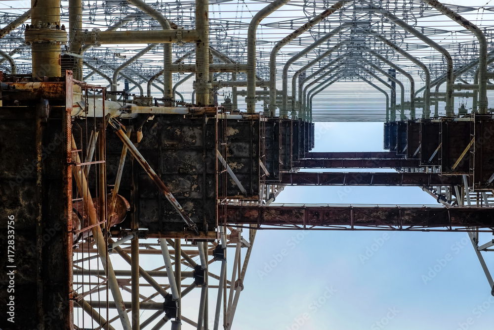 The Soviet radar DUGA 3 station close to Chernobyl and Pripyat, Ukraine The Soviet radar DUGA 3 station close to Chernobyl and Pripyat, Ukraine