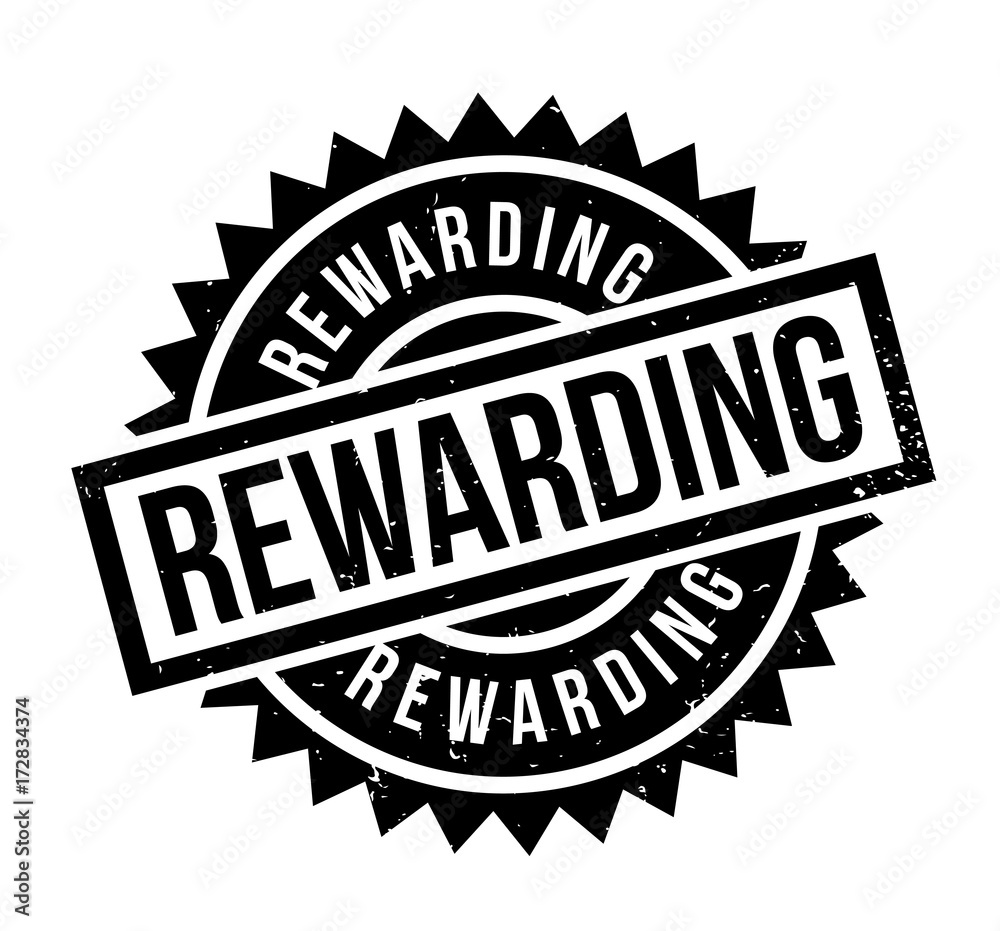 Rewarding rubber stamp. Grunge design with dust scratches. Effects can be easily removed for a clean, crisp look. Color is easily changed. Rewarding rubber stamp. Grunge design with dust scratches. Effects can be easily removed for a clean, crisp look. Color is easily changed.