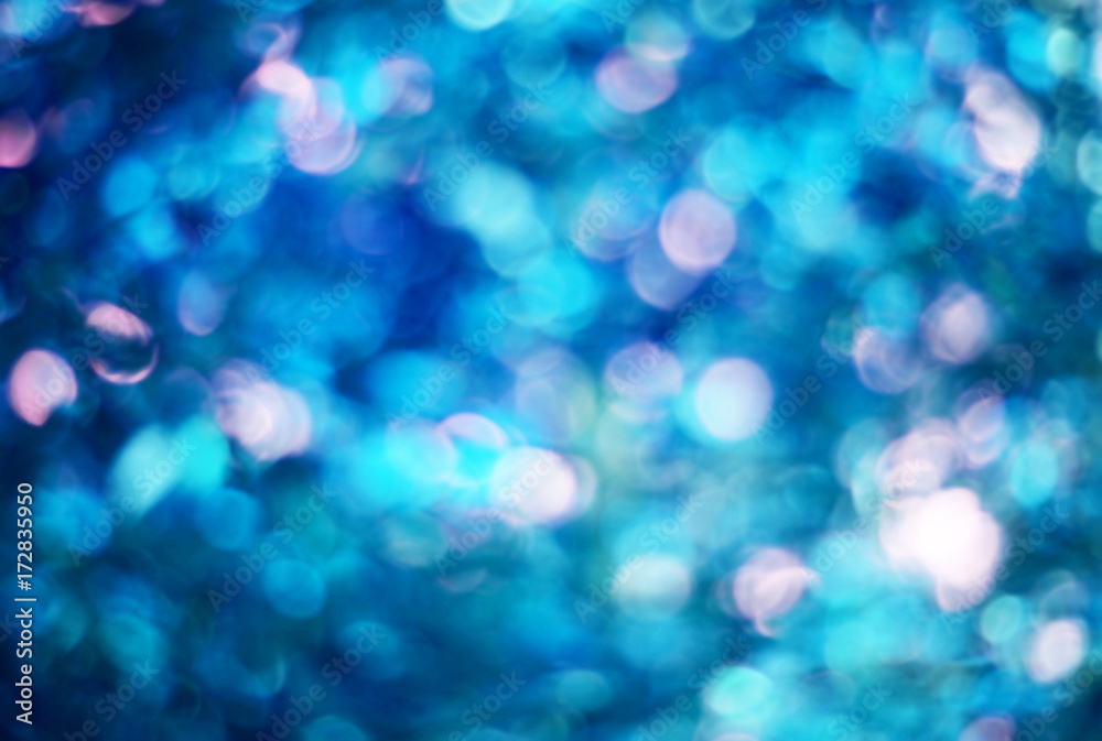 Blue bokeh background Blue bokeh background