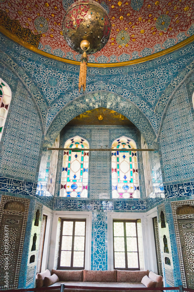Luxurious Topkapi Palace's interior