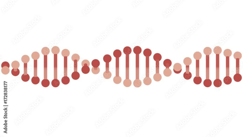 Dna Loop Cartoon DNA molecule animation seamless loop from 7:06s. Great for background ...