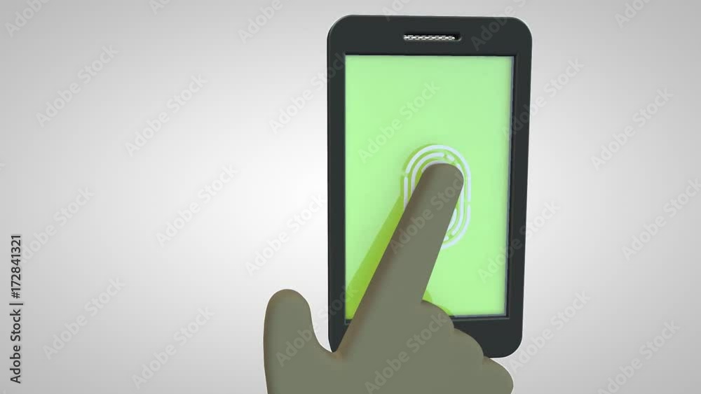 Scanning a fingerprint for security purpose on a smartphone Scanning a fingerprint for security purpose on a smartphone
