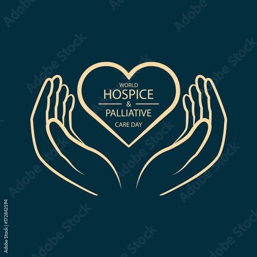 Heart in hands. World Hospice and Palliative Care Day