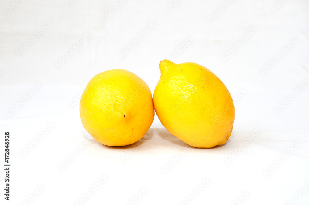 lemon on white background lemon on white background