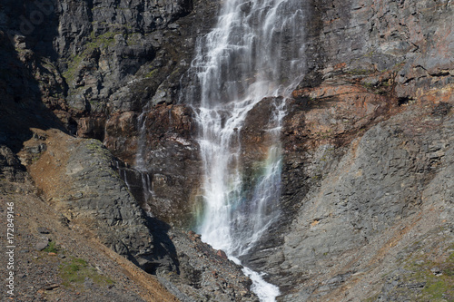 Rainbow in the waterfall