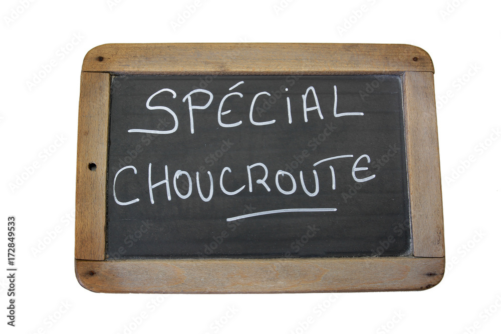 Fototapeta premium ardoise spécial choucroute