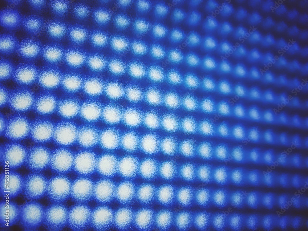 Blue stretch of LED lights Blue stretch of LED lights